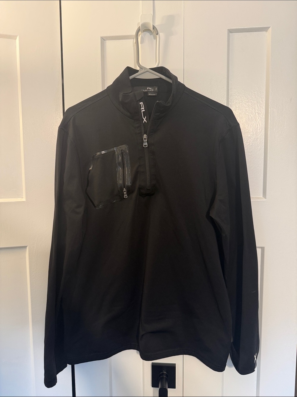 RLX Ralph Lauren Black Half-Zip Performance Pullover